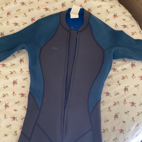 O’NEILL BLUEPRINT 2MM FRONT ZIP LS WOMENS SPRINGSUIT SURF-SUIT - Picture 7 of 10